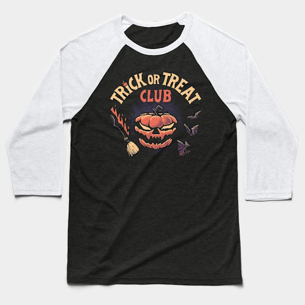 Trick or Treat Club Baseball T-Shirt by teesgeex